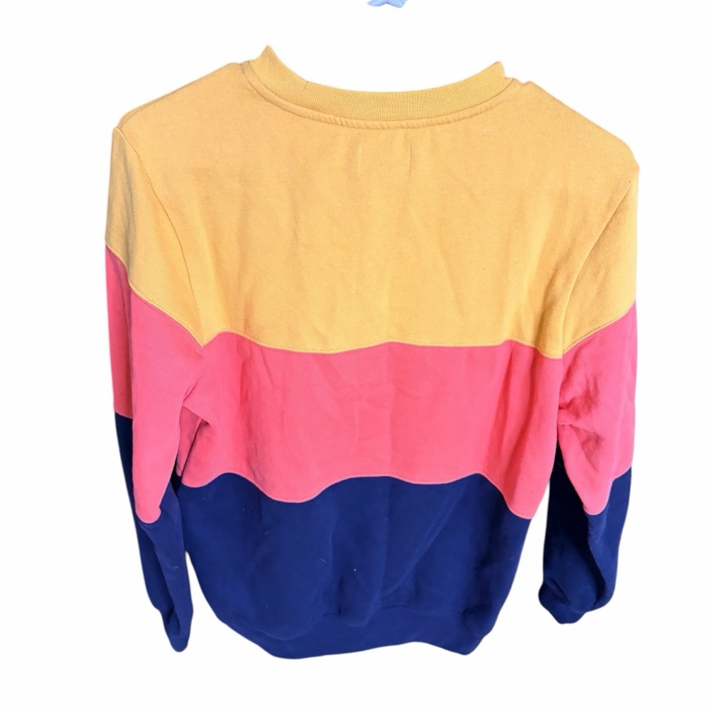 L.L. Bean Colorblock Sweatshirt - Yellow, Pink, Blue - Picture 5 of 6